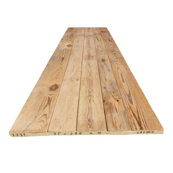 Tafelblad Oud Grenen Geborsteld 2,90 X 0,95 X 0,04