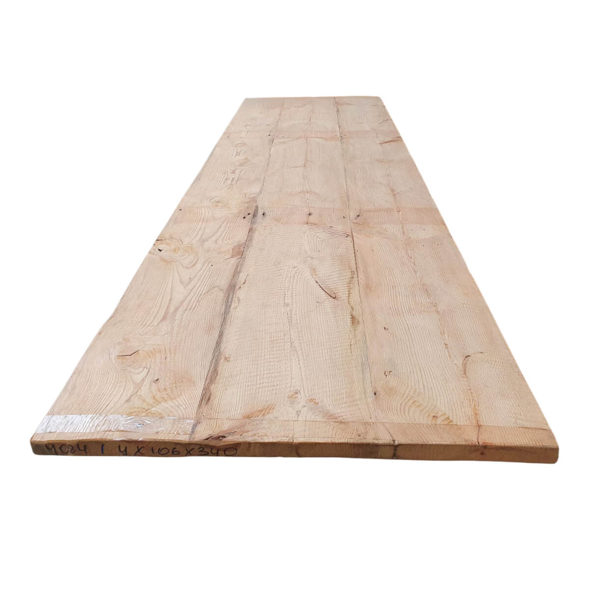 Tafelblad oud Grenen geborsteld 3,40 x 1,06 x 0,04