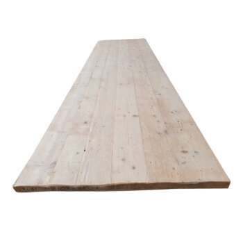 Tafelblad Oud Grenen Geborsteld 3,80 X 1,07 X 0,04