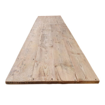 Tafelblad Oud Grenen Geborsteld 3,80 X 1,06 X 0,04