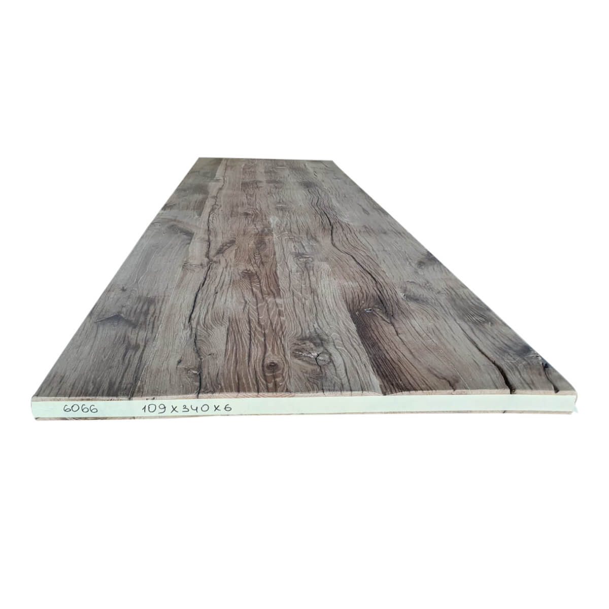 Tafelblad oud eiken geschaafd 3,40 * 1,09 * 0,06