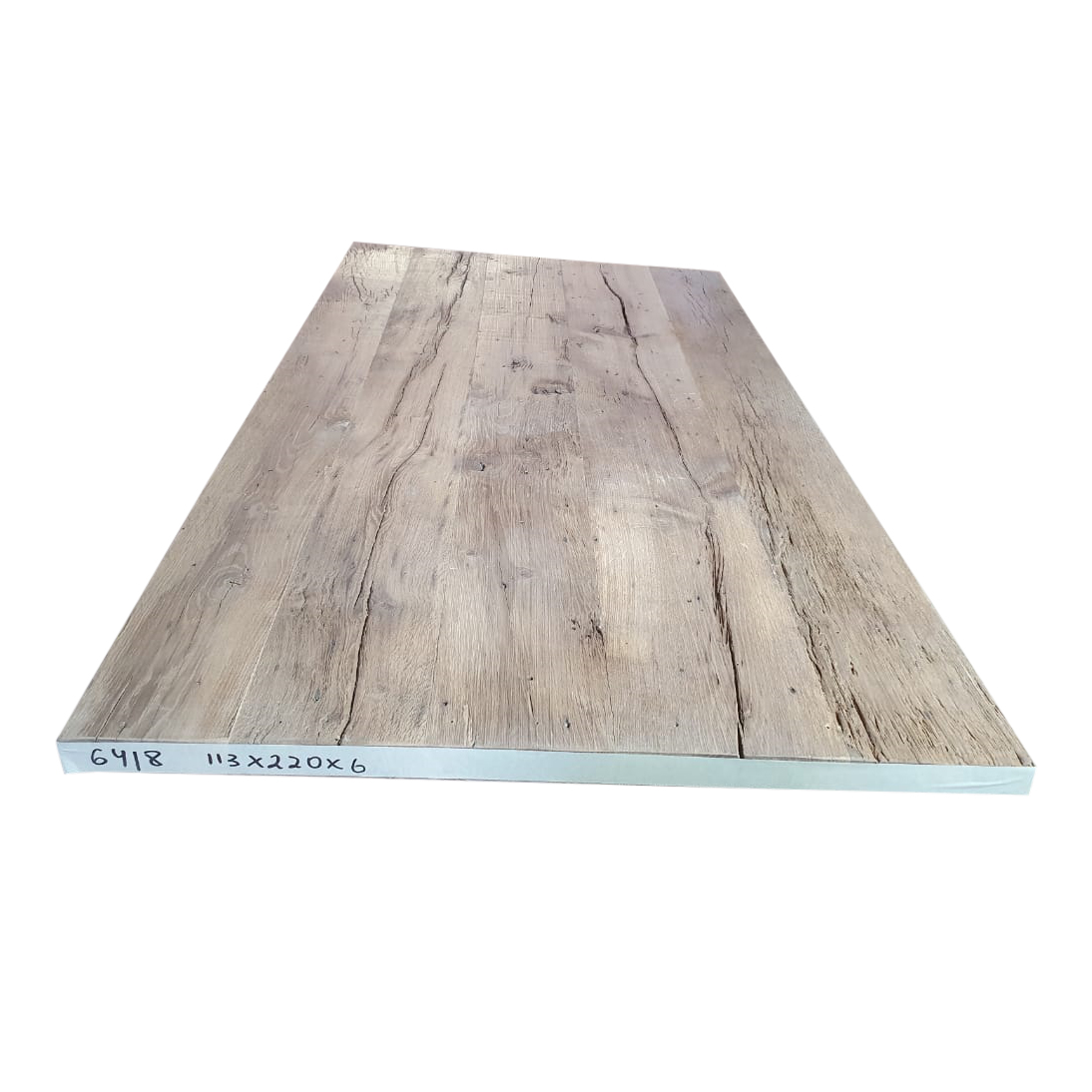 Tafelblad oud eiken geschaafd 2,20 x 1,13 x 0,06