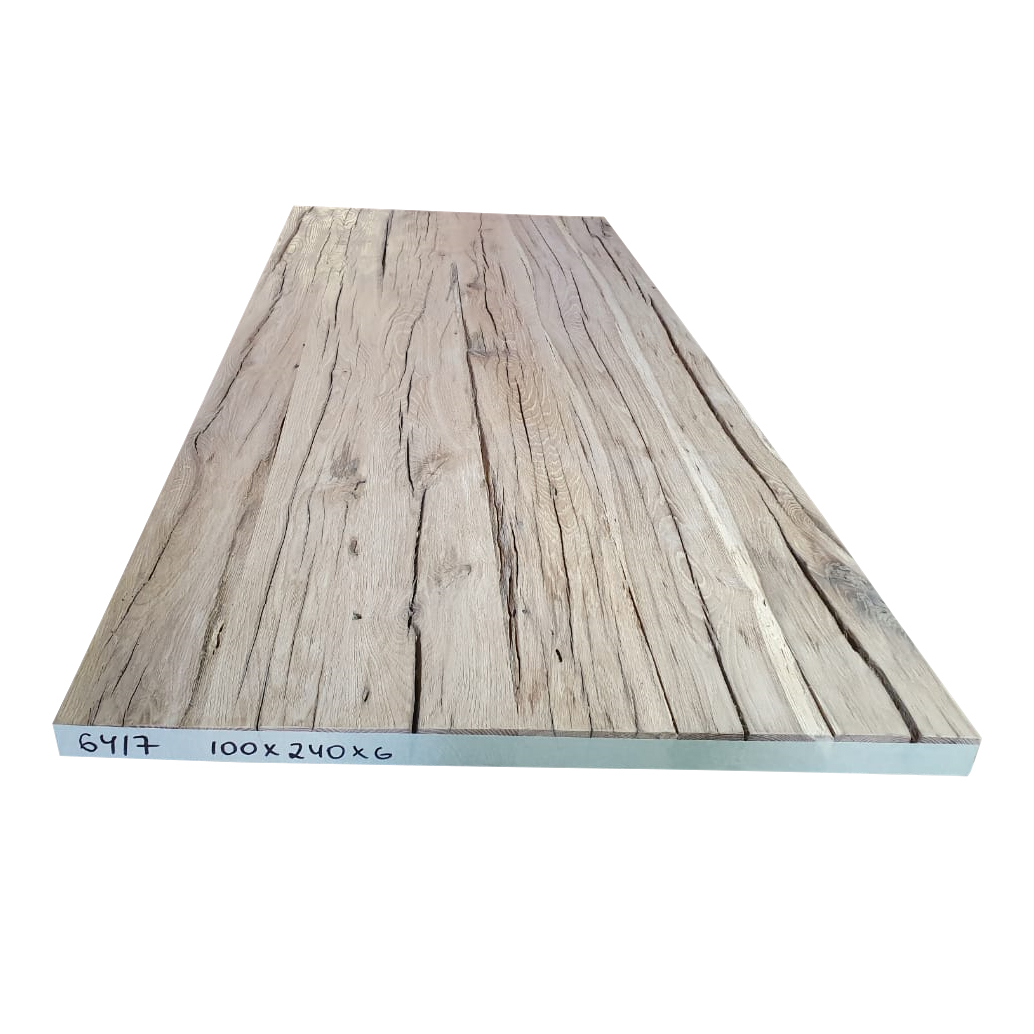 Tafelblad oud eiken geschaafd 2,40 x 1,00 x 0,06