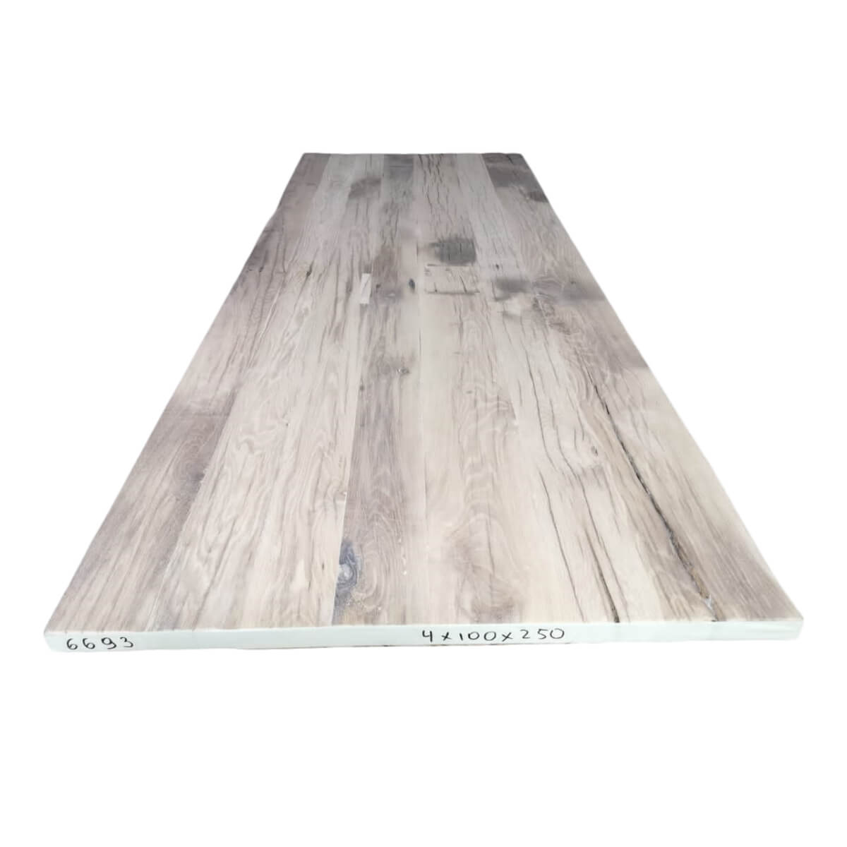 Tafelblad oud eiken geschaafd 2,50 x 1,00 x 0,04