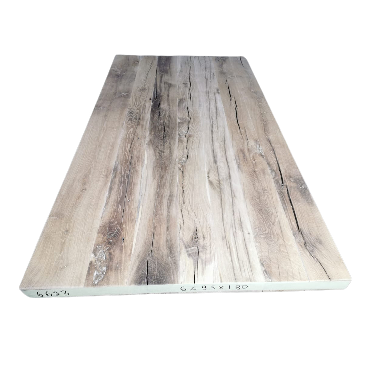 Tafelblad oud eiken geschaafd 1,80 x 0,95 x 0,06