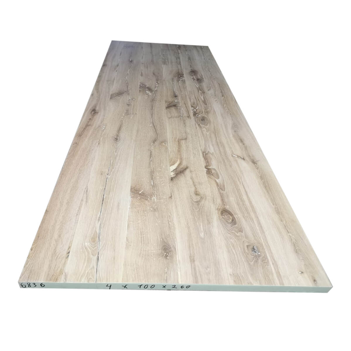 Tafelblad oud eiken geschaafd 2,60 x 1,00 x 0,04