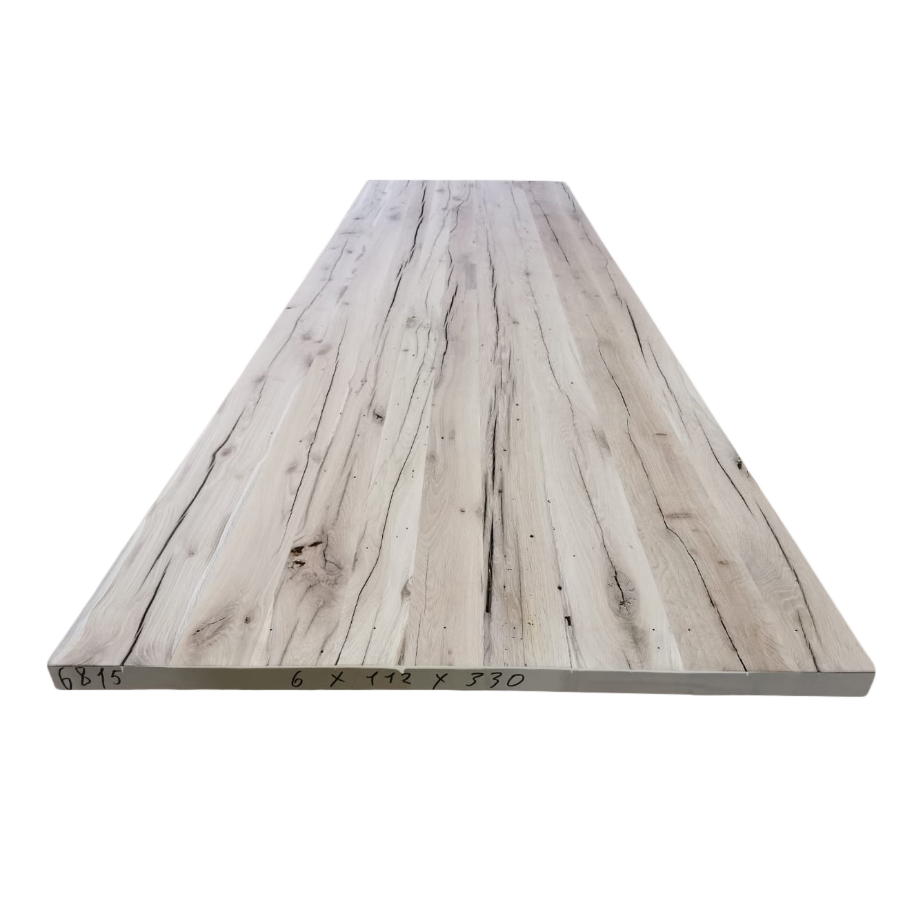 Tafelblad oud eiken geschaafd 3,30 x 1,12 x 0,06