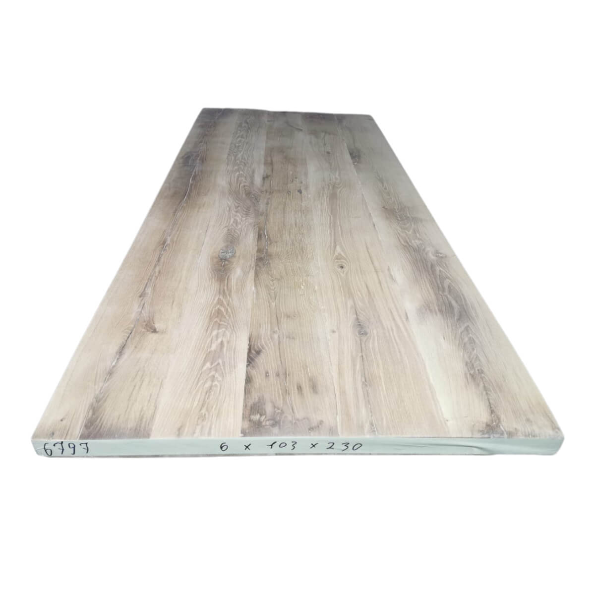 Tafelblad oud eiken geschaafd 2,30 x 1,03 x 0,06