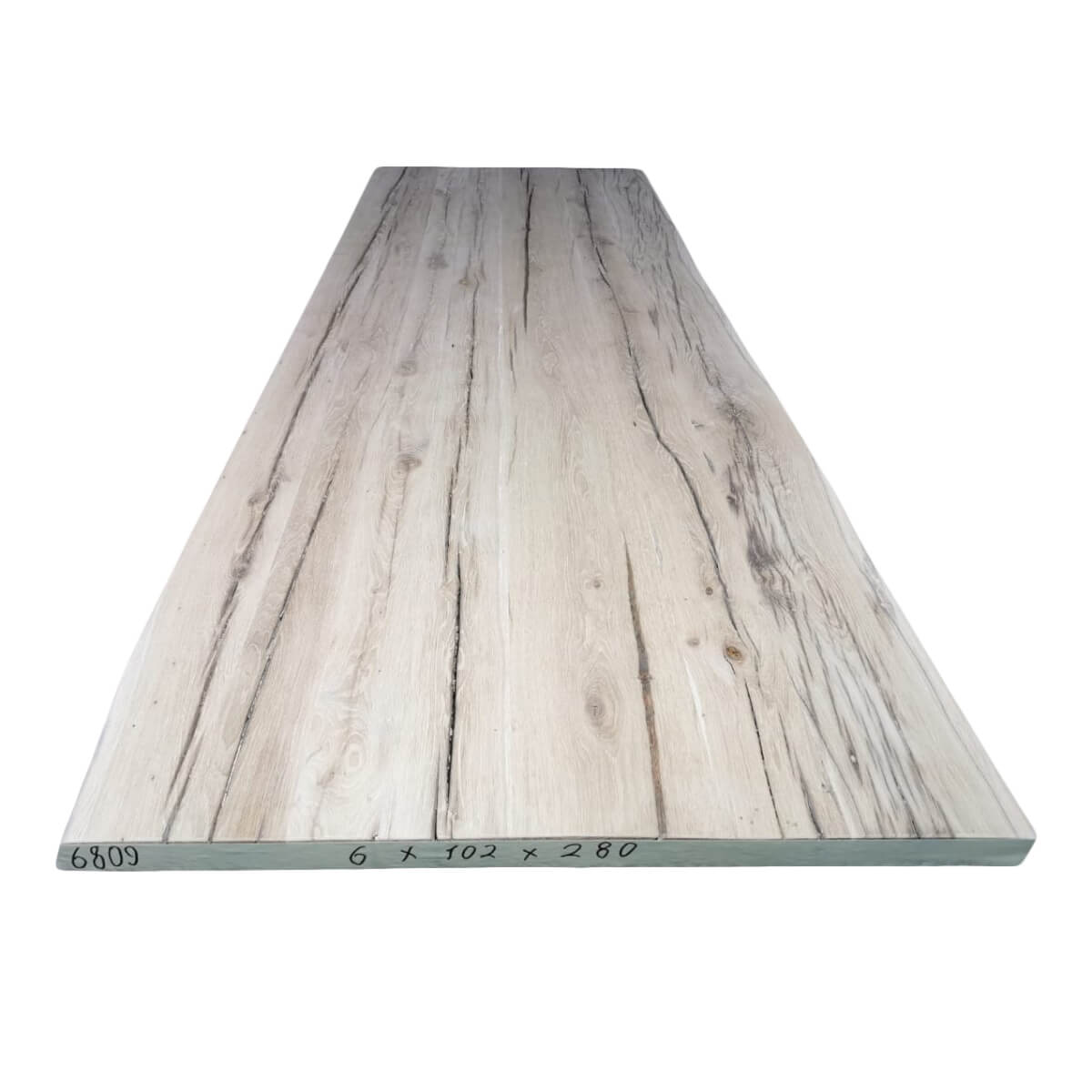 Tafelblad oud eiken geschaafd 2,80 x 1,02 x 0,06