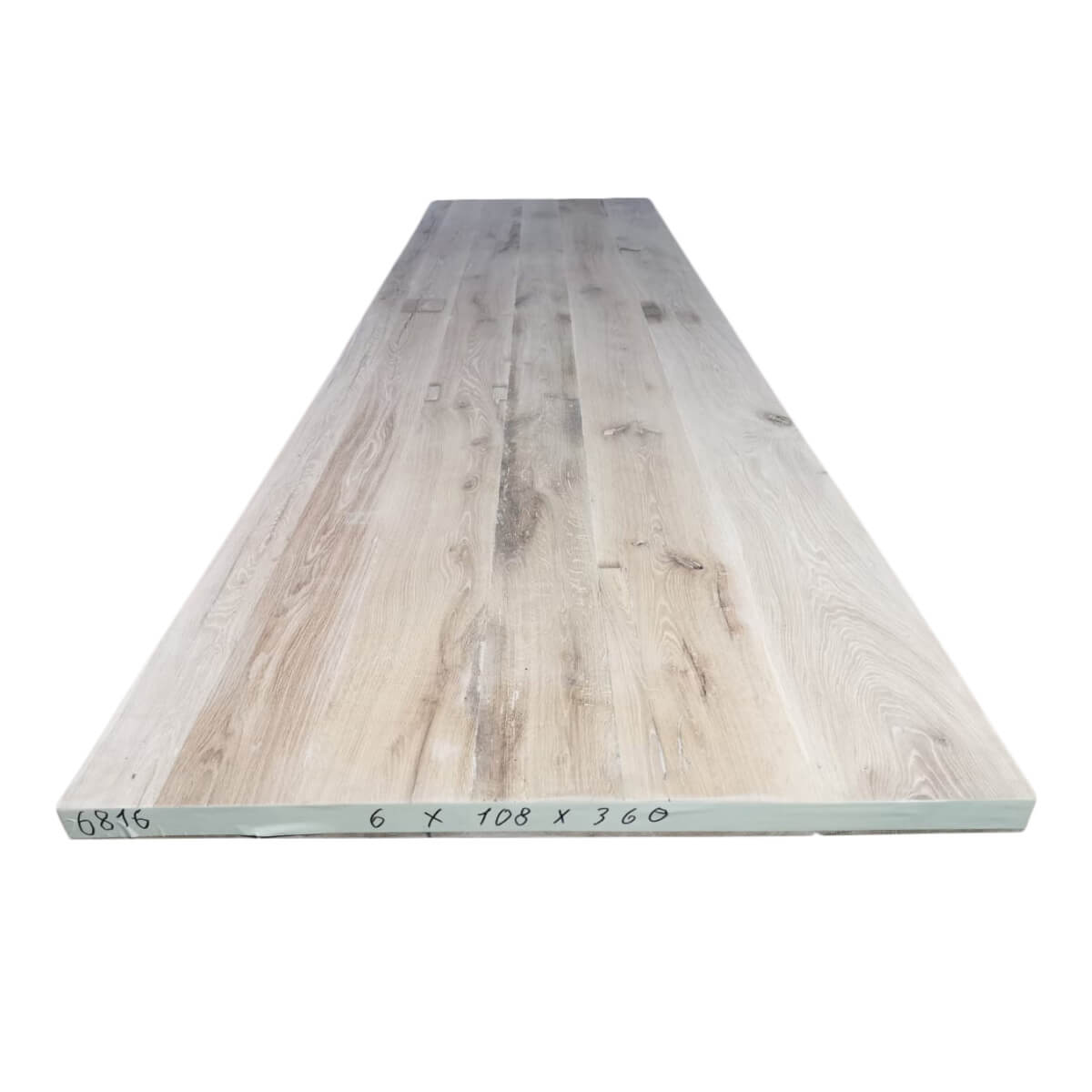 Tafelblad oud eiken geschaafd 3,60 x 1,08 x 0,06