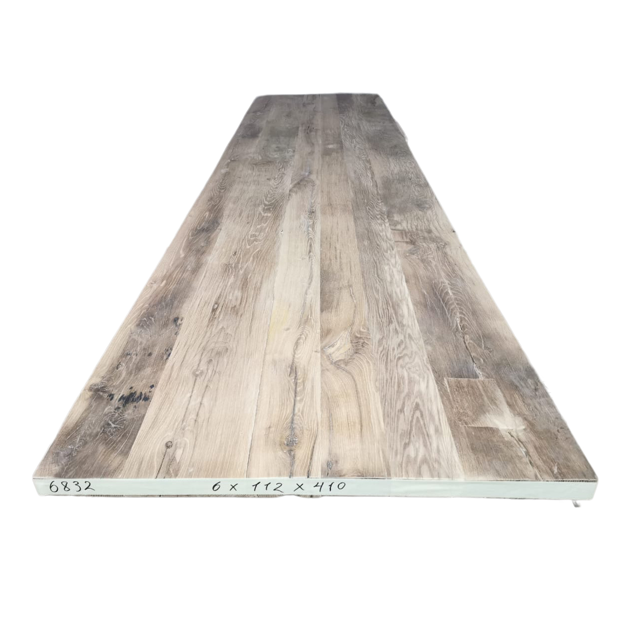 Tafelblad oud eiken geschaafd 4,10 x 1,12 x 0,06