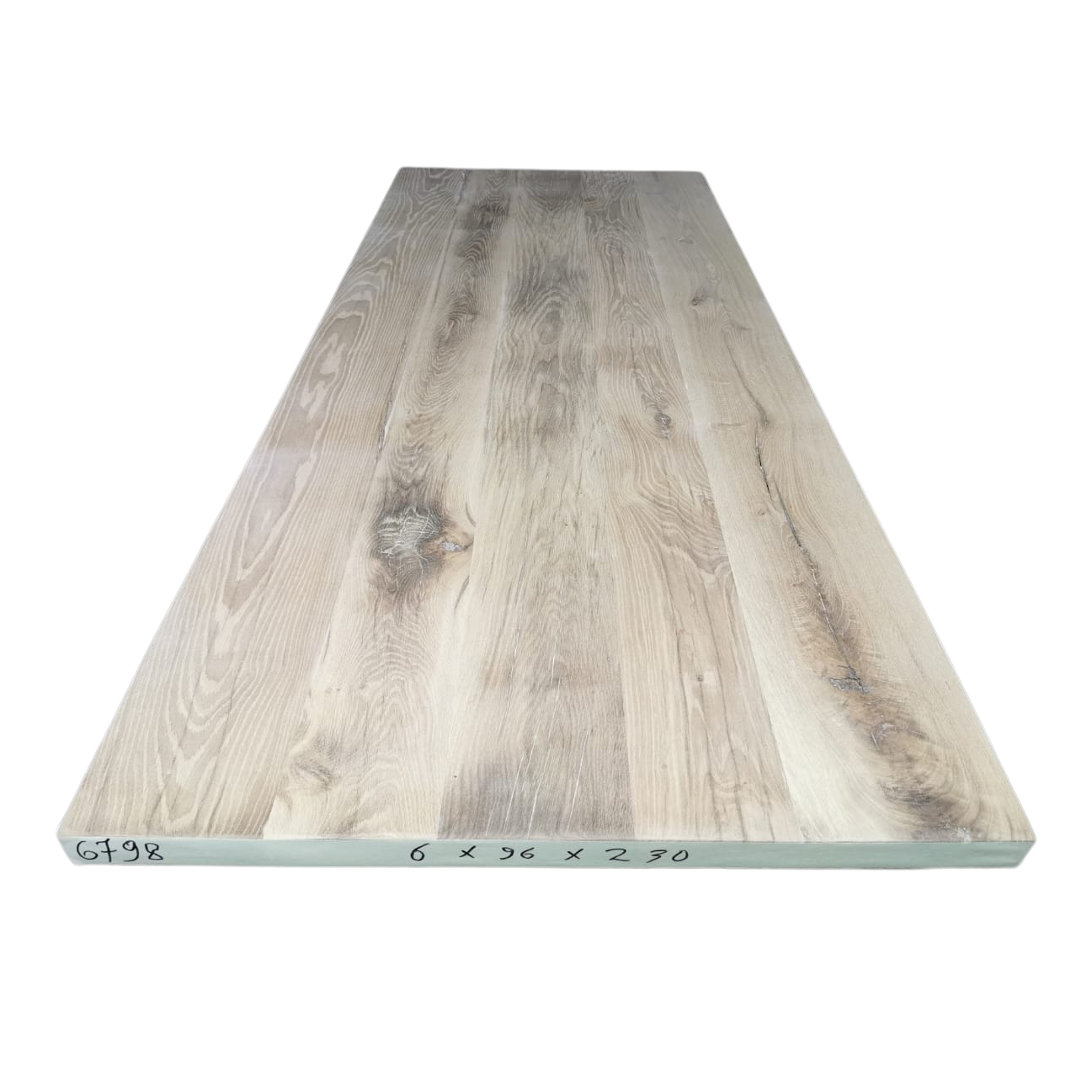Tafelblad oud eiken geschaafd 2,30 x 0,96 x 0,06