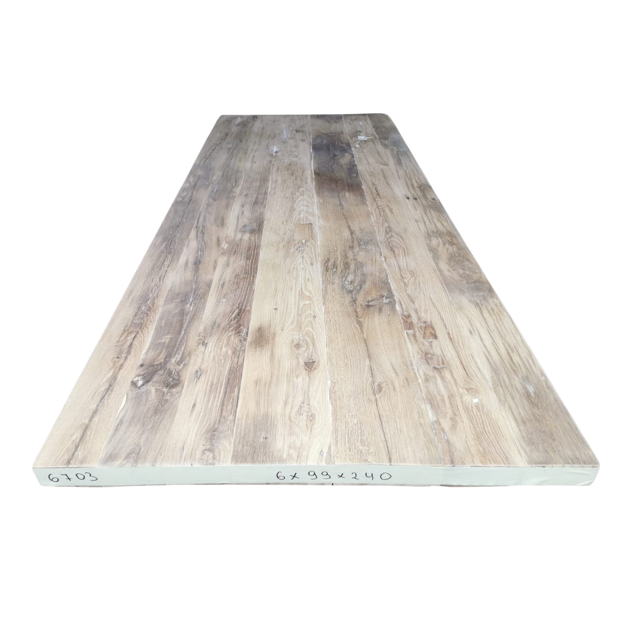 Tafelblad oud eiken geschaafd 2,40 x 0,99 x 0,06