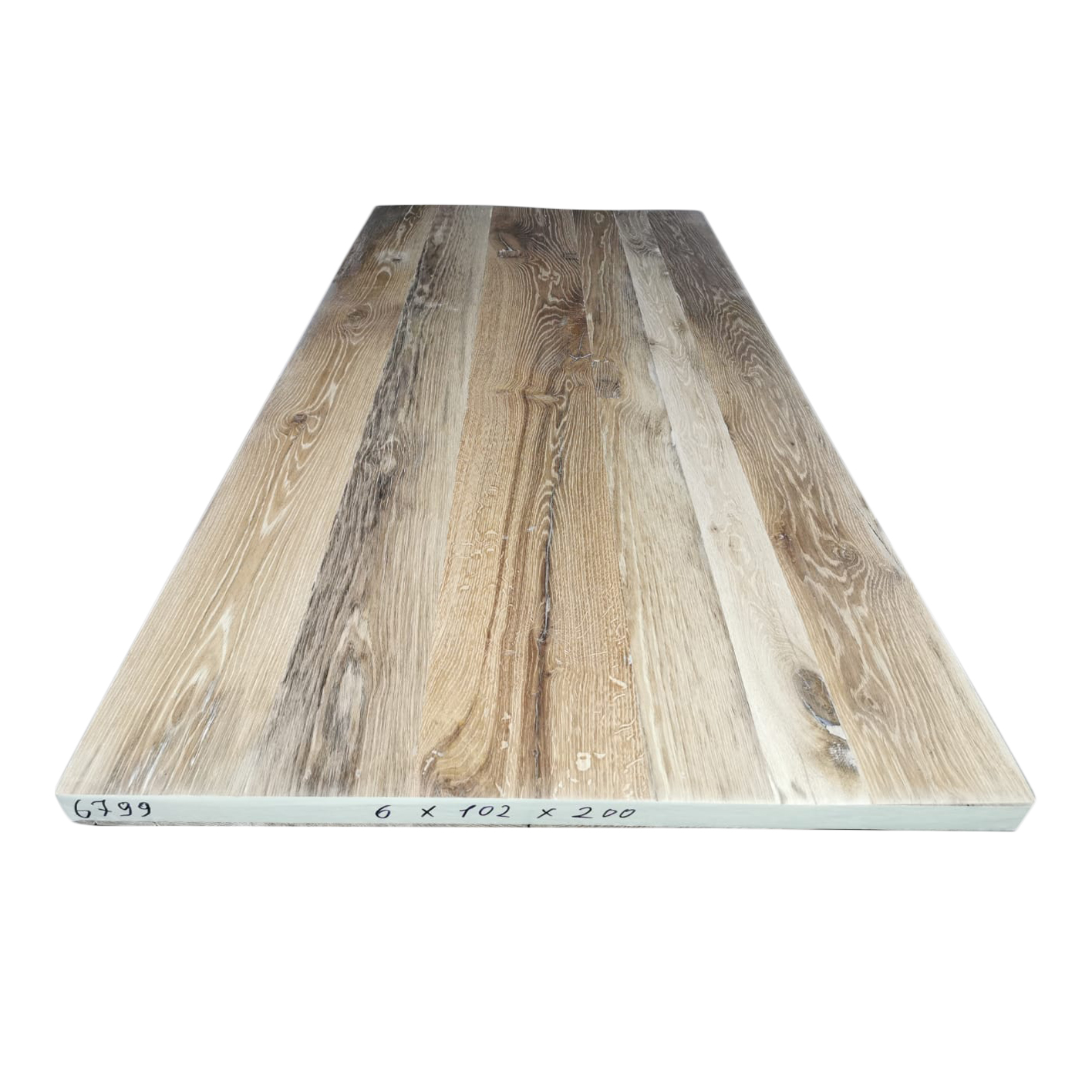 Tafelblad oud eiken geschaafd 2,00 x 1,02 x 0,06