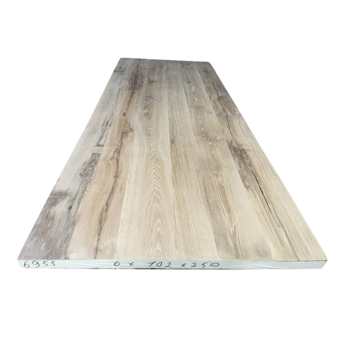 Tafelblad oud eiken geschaafd 2,50 x 1,02 x 0,06