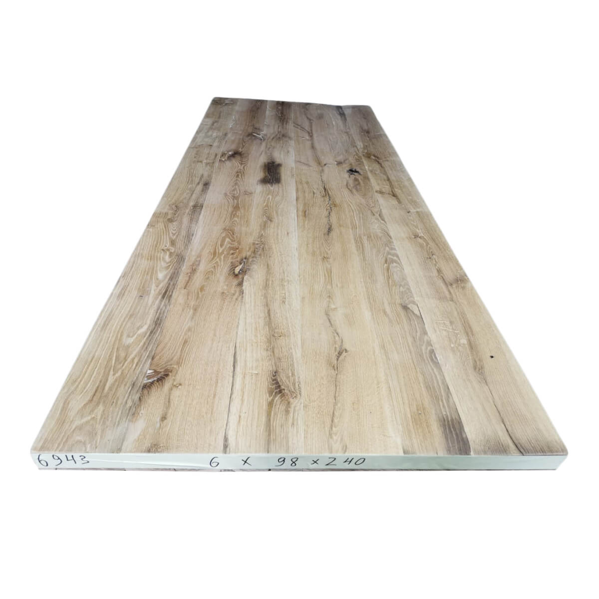 Tafelblad oud eiken geschaafd 2,40 x 0,98 x 0,06