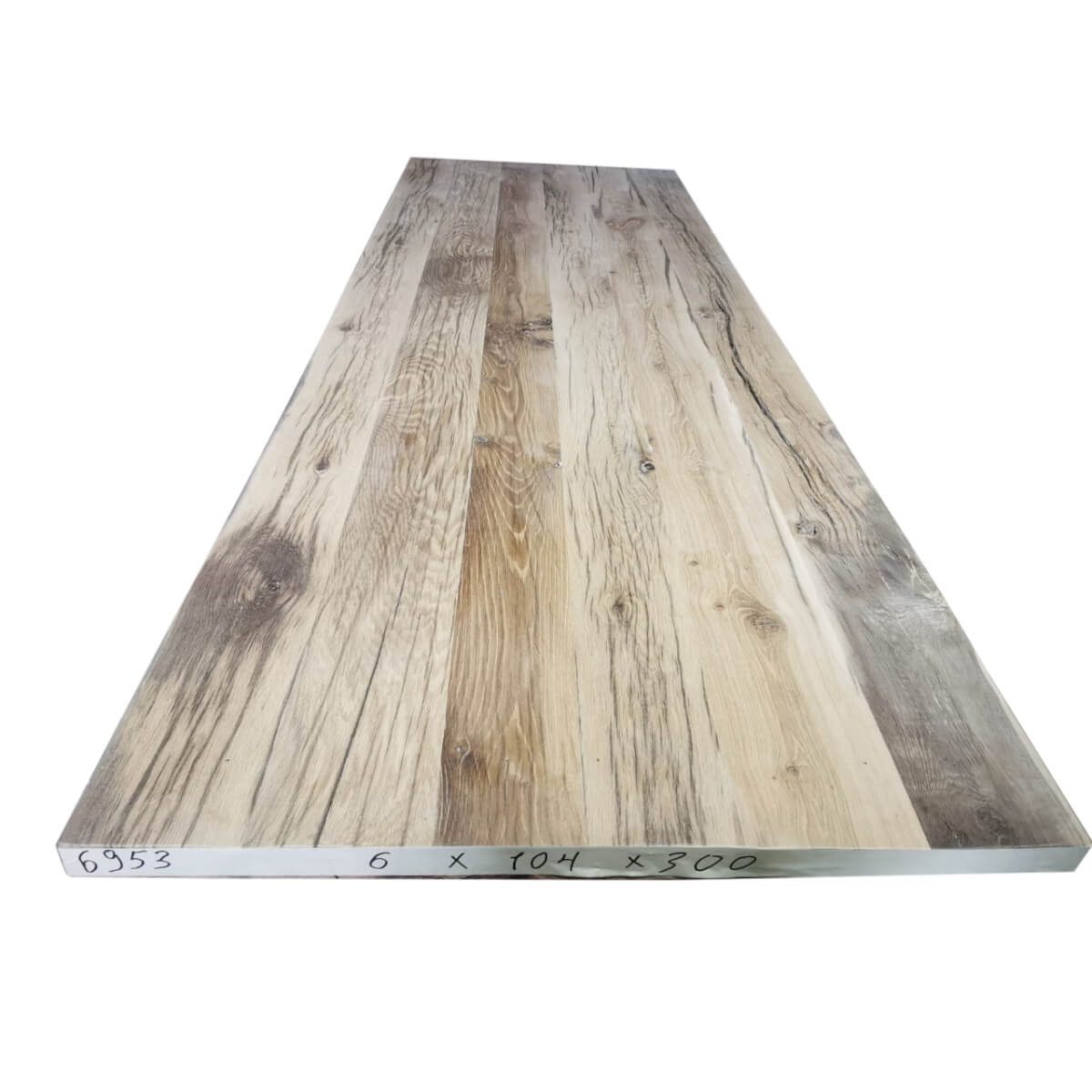 Tafelblad oud eiken geschaafd 3,00 x 1,04 x 0,06