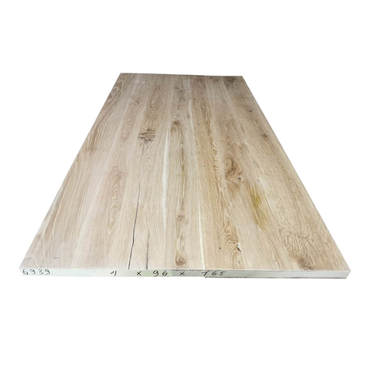 Tafelblad oud eiken geschaafd 1,65 x 0,96 x 0,04