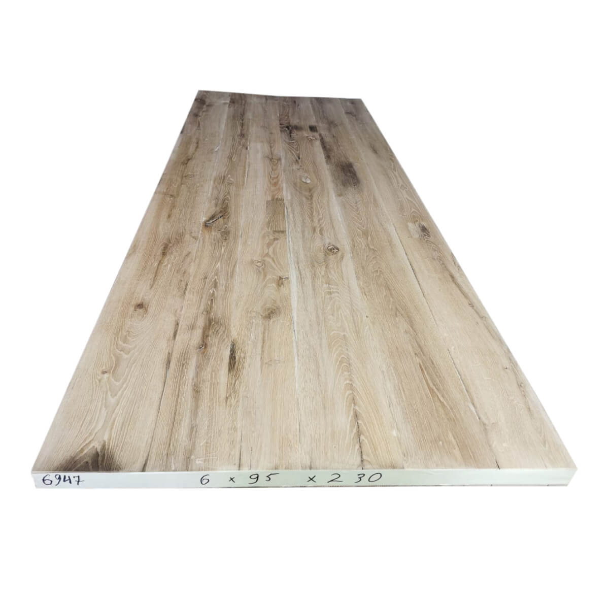 Tafelblad oud eiken geschaafd 2,30 x 0,95 x 0,06