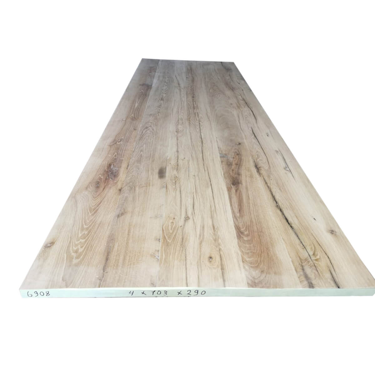 Tafelblad oud eiken geschaafd 2,90 x 1,03 x 0,04