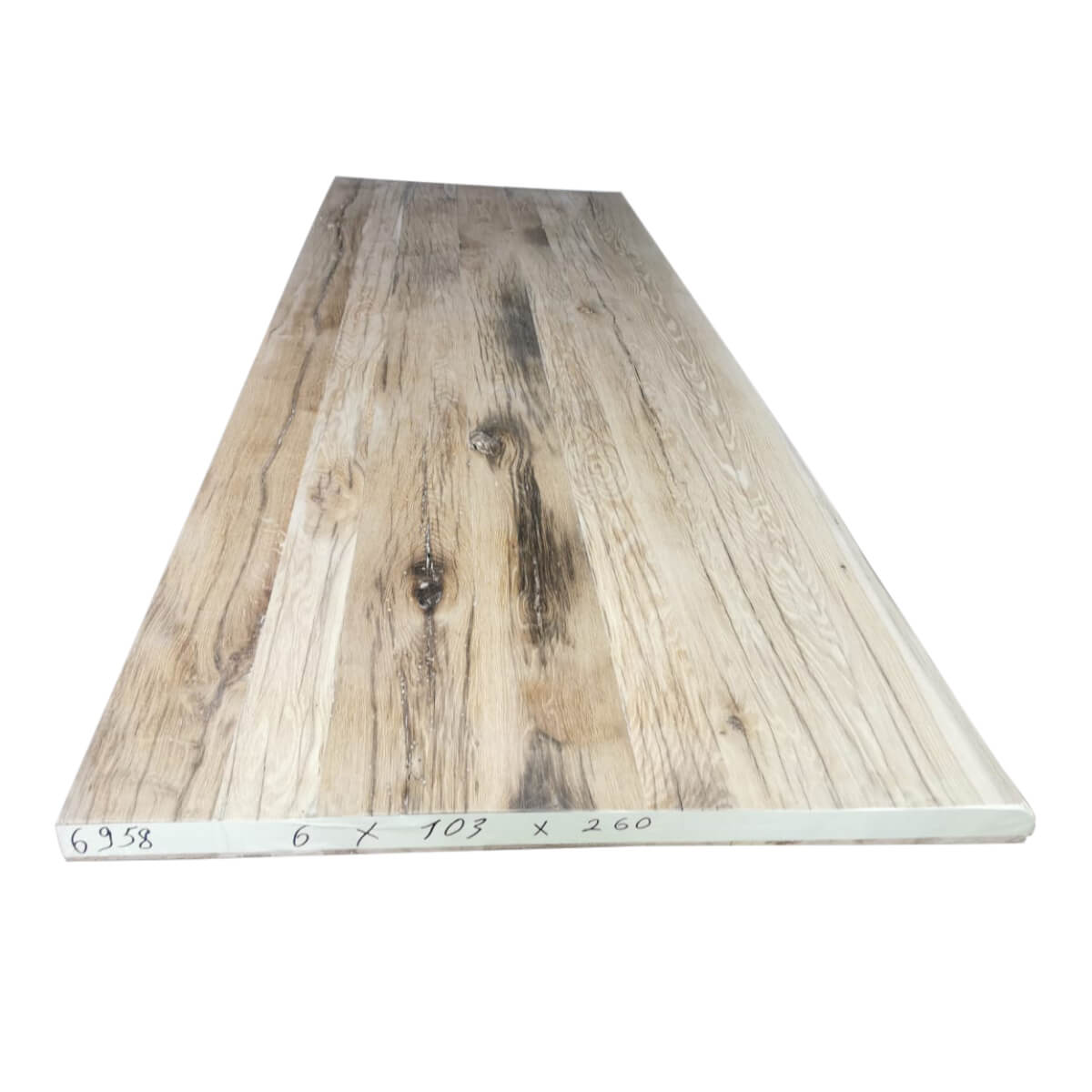 Tafelblad oud eiken geschaafd 2,60 x 1,03 x 0,06