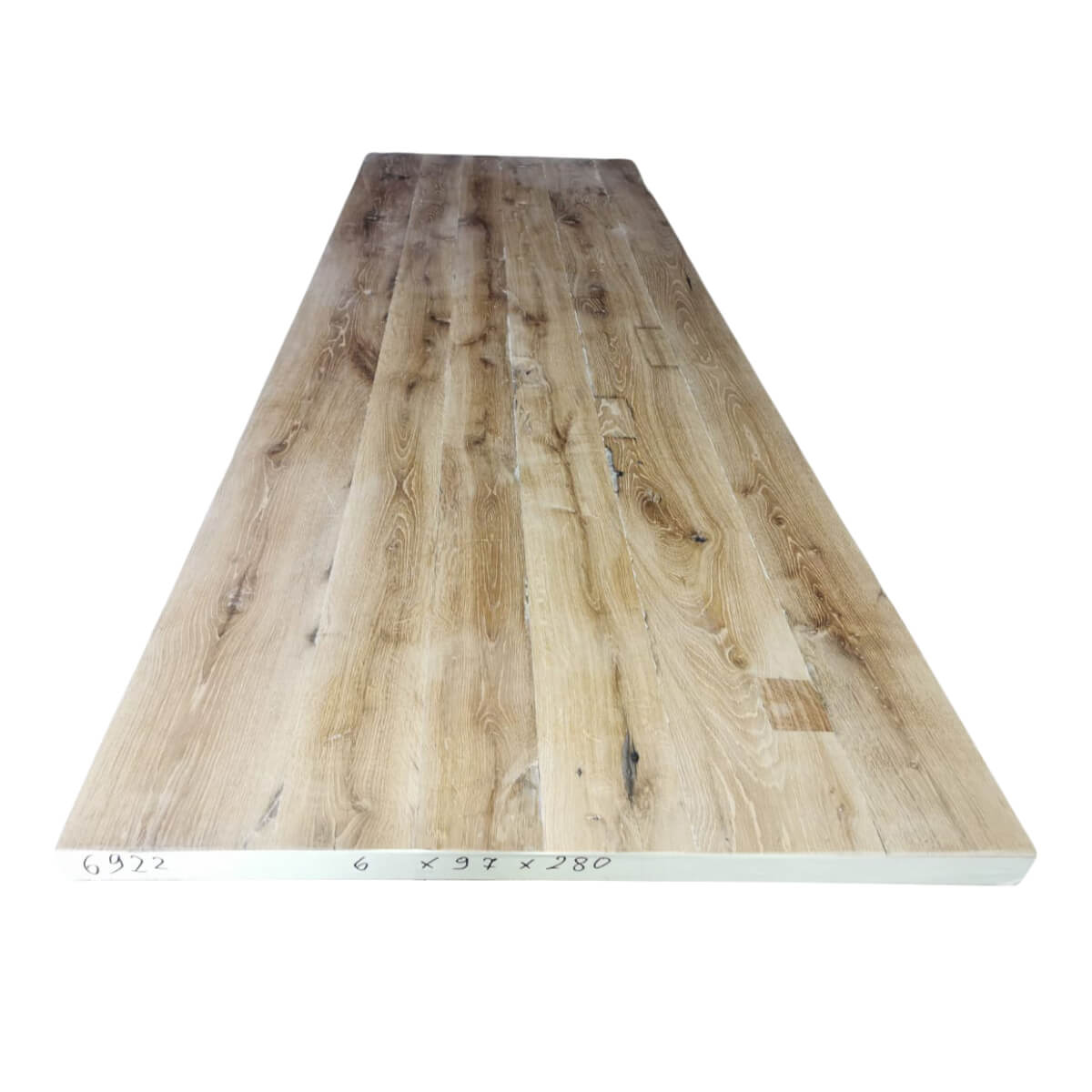 Tafelblad oud eiken geschaafd 2,80 x 0,97 x 0,06