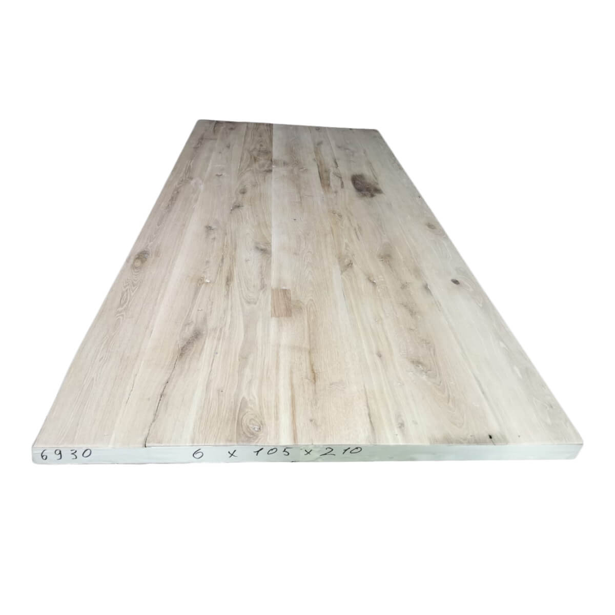 Tafelblad oud eiken geschaafd 2,10 x 1,05 x 0,06