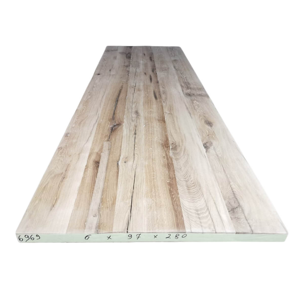 Tafelblad oud eiken geschaafd 2,80 x 0,97 x 0,06