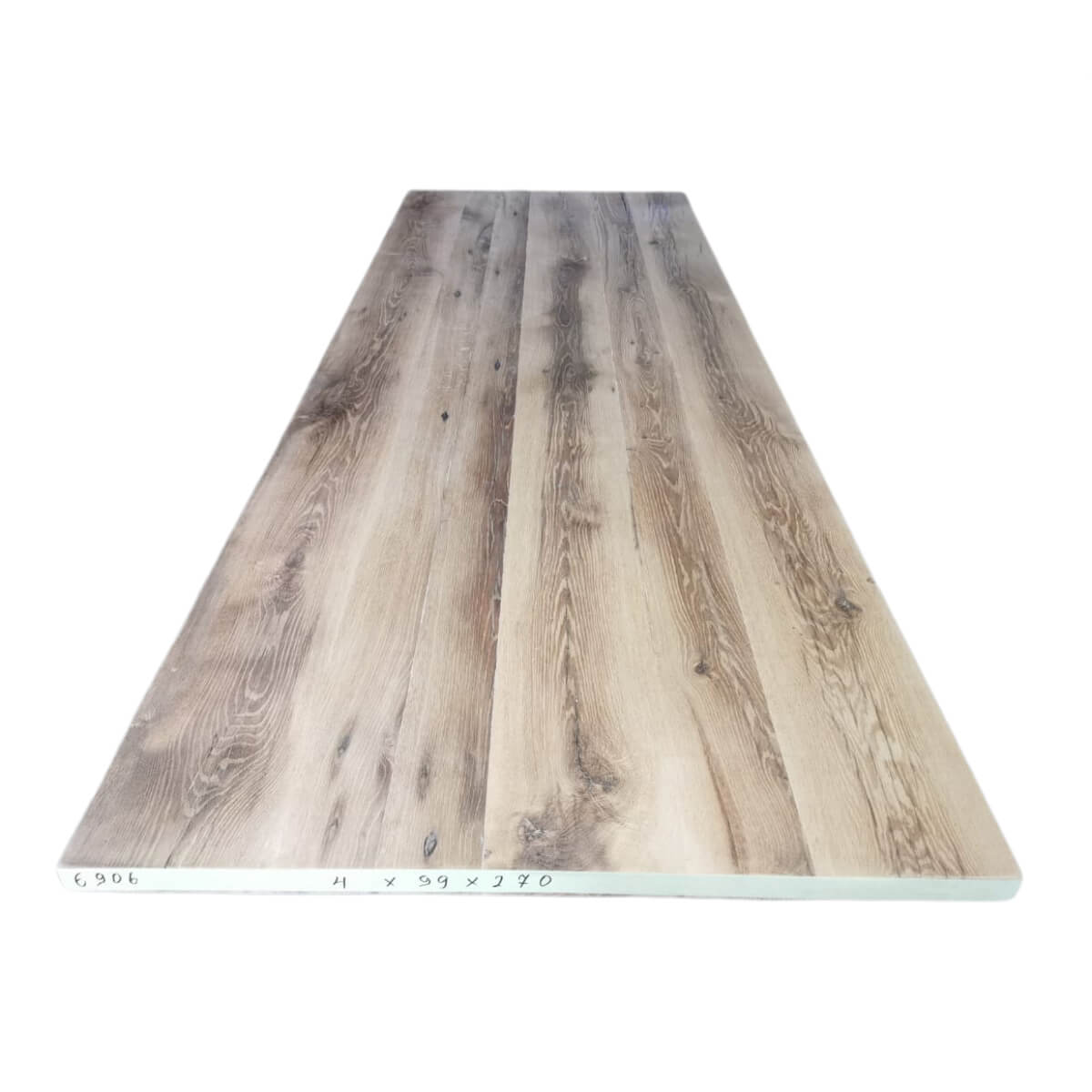 Tafelblad oud eiken geschaafd 2,70 x 0,99 x 0,04