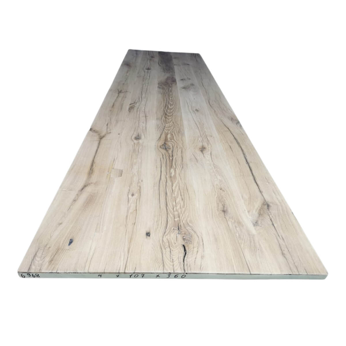 Tafelblad oud eiken geschaafd 3,60 x 1,07 x 0,04