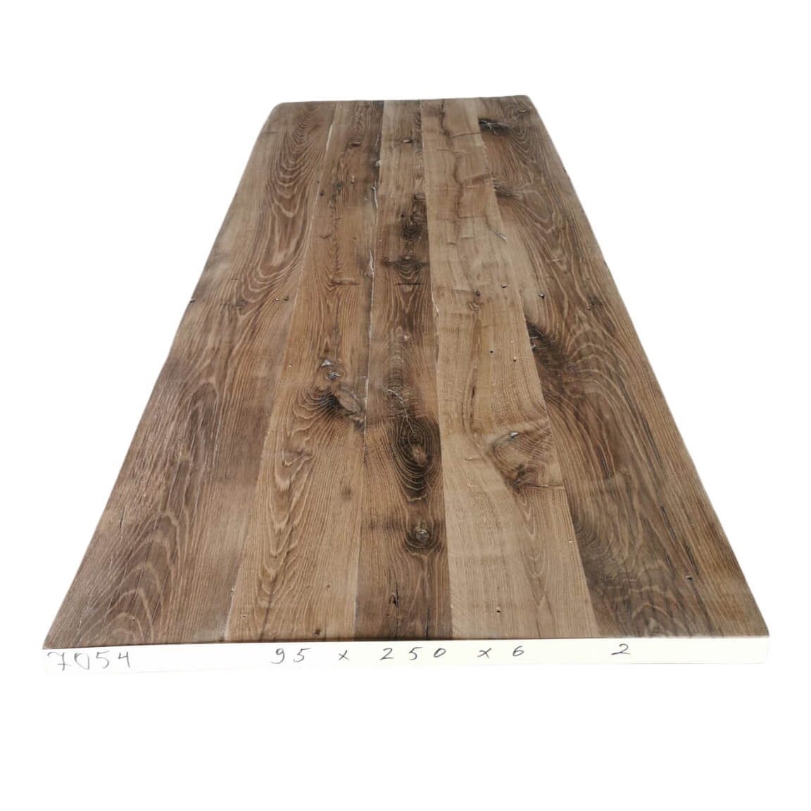 Tafelblad oud eiken geschaafd 2,50 x 0,95 x 0,06