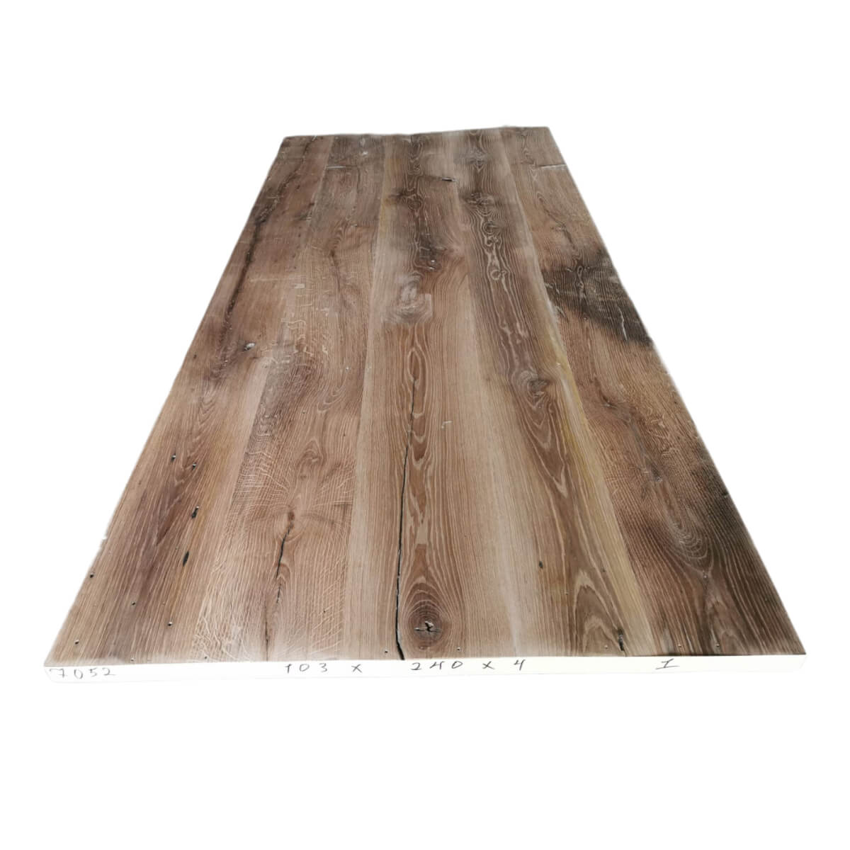 Tafelblad oud eiken geschaafd 2,40 x 1,03 x 0,04