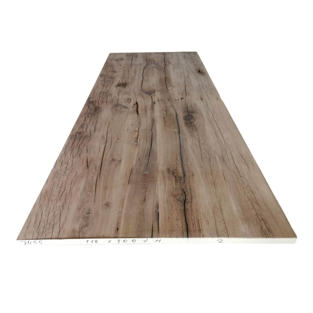 Tafelblad oud eiken geschaafd 3,00 x 1,18 x 0,04