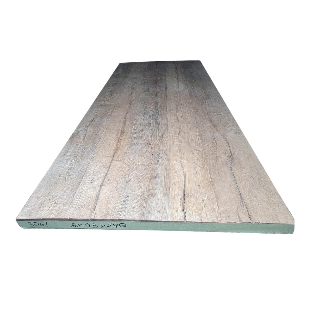 Tafelblad oud eiken geborsteld 2,40 x 0,98 x 0,06