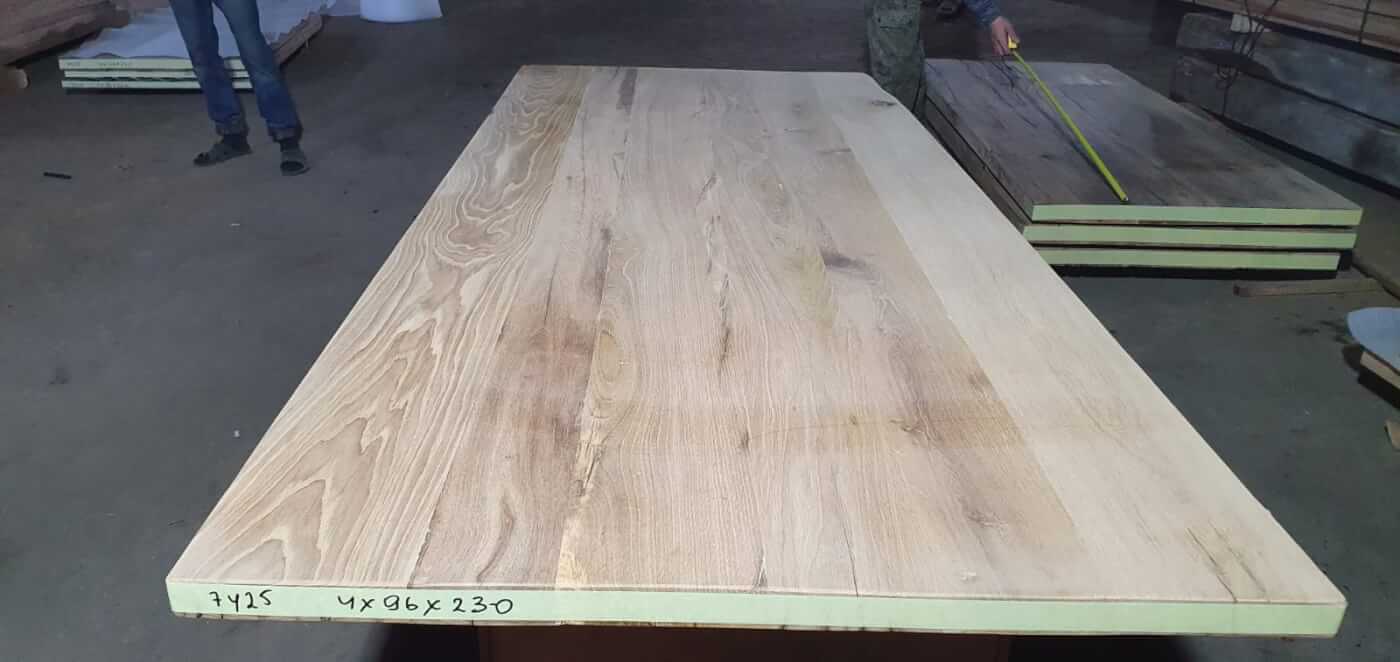 Tafelblad oud eiken geschaafd 2,30 x 0,96 x 0,04