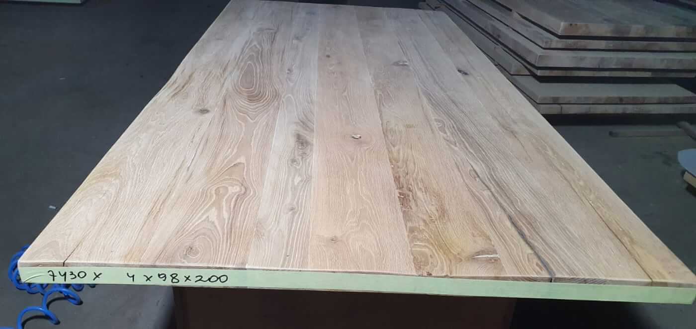 Tafelblad oud eiken geschaafd 2,00 x 0,98 x 0,04