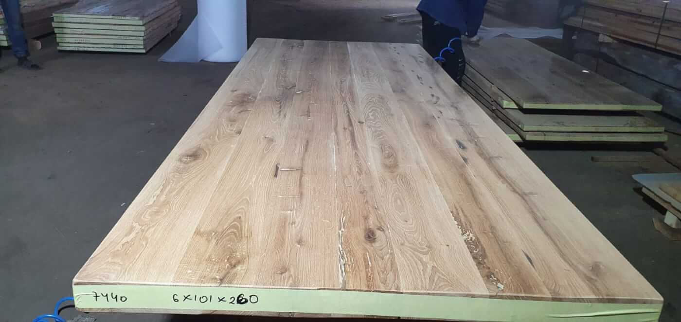 Tafelblad oud eiken geschaafd 2,60 x 1,01 x 0,06