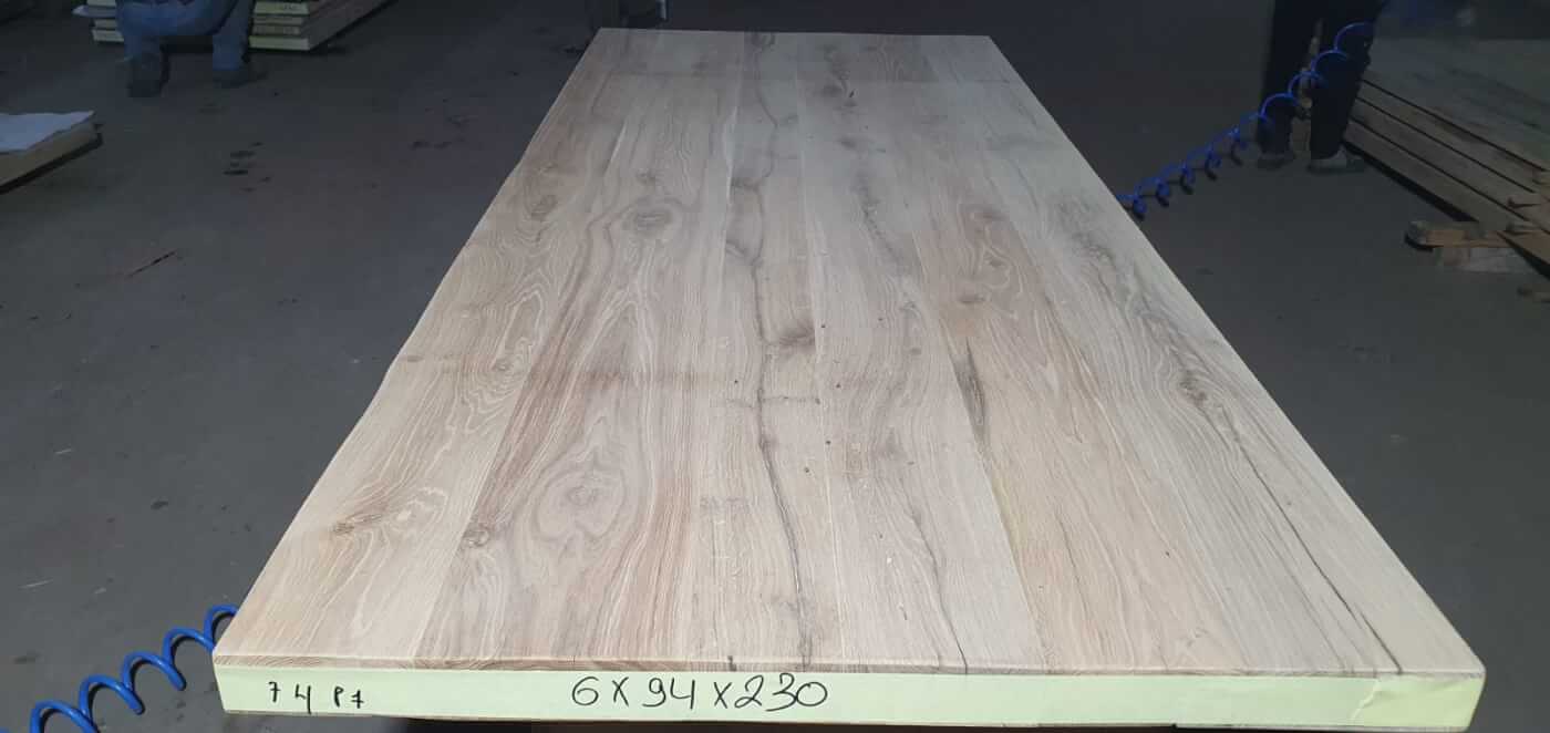 Tafelblad oud eiken geschaafd 2,30 x 0,94 x 0,06
