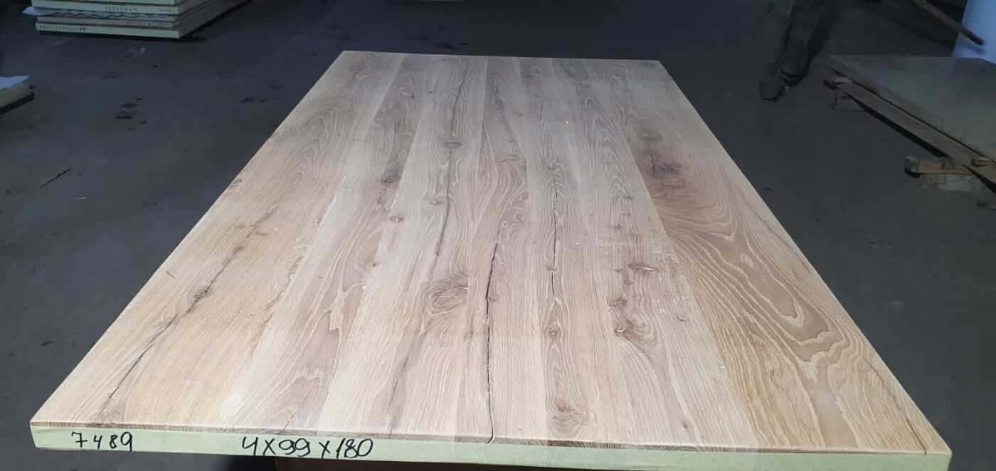 Tafelblad oud eiken geschaafd 1,80 x 0,99 x 0,04