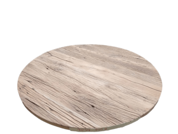 Tafelblad Rond Oud Eiken Geschaafd 140 Cm