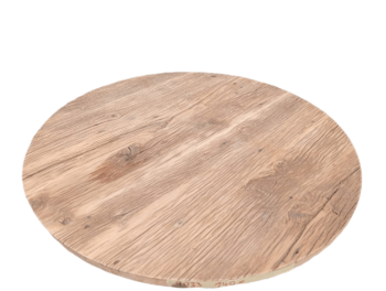 Tafelblad Rond Oud Eiken Geschaafd 140 Cm