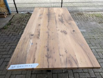Tafelblad Oud Eiken 210x100x4cm