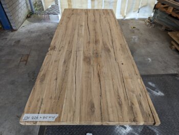 Tafelblad Oud Eiken 220x100x4cm