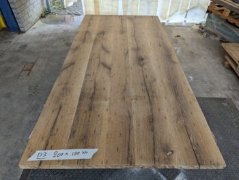 Tafelblad Oud Eiken 200x100x4cm