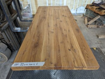 Tafelblad Oud Eiken 220x100x6cm