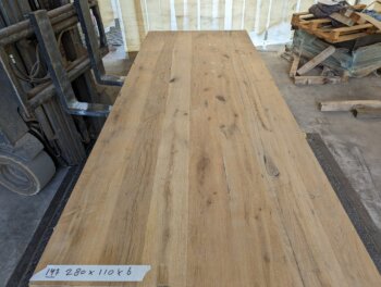 Tafelblad Oud Eiken 280x110x6cm
