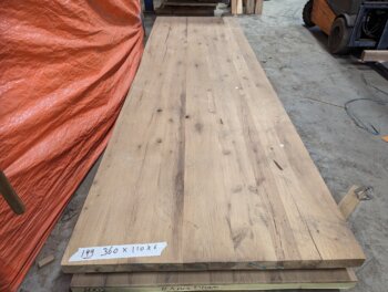 Tafelblad Oud Eiken 360x110x6cm