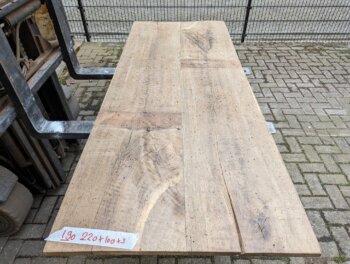 Tafelblad Oud Eiken 220x100x3cm