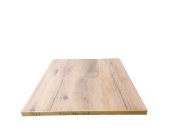 Tafelblad Oud Eiken Restaurant 70x70x4cm 20st