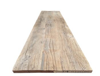 Mega Tafelblad Oud Eiken 380x107x6cm